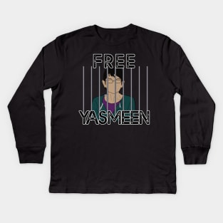 Free Yasmeen Corrie Kids Long Sleeve T-Shirt